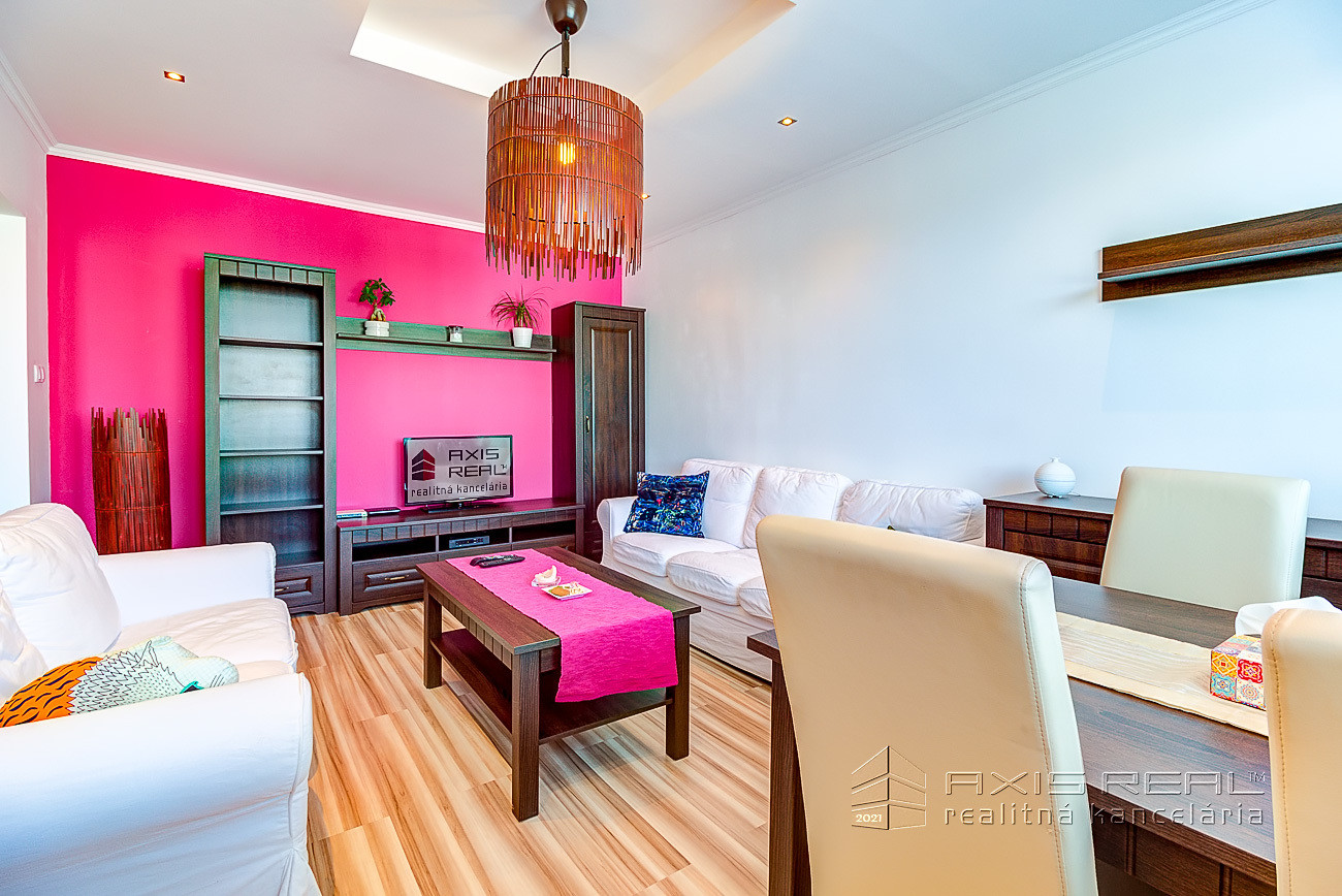 2-izbový byt, ZARIADENÝ, PARKING, BA II. P.B., Hornádska