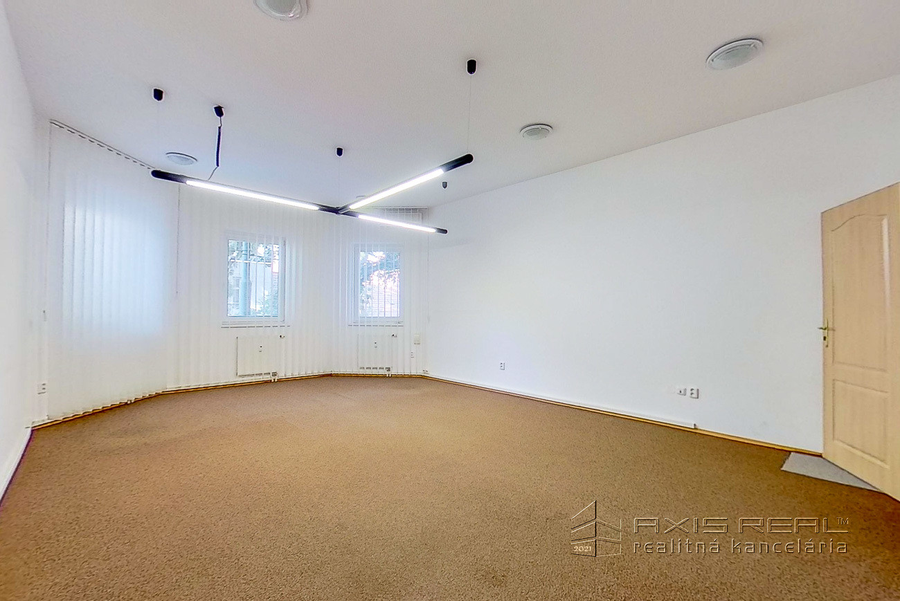 BEZ PROVÍZIE: Kancelárie, 126 m2, parking, BA I., Vazovova