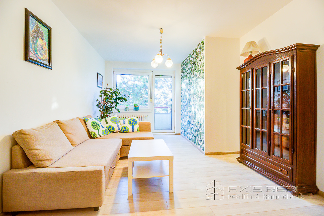 2-izbový byt, BALKÓN, BA IV. Karlova Ves, Majerníkova ul.