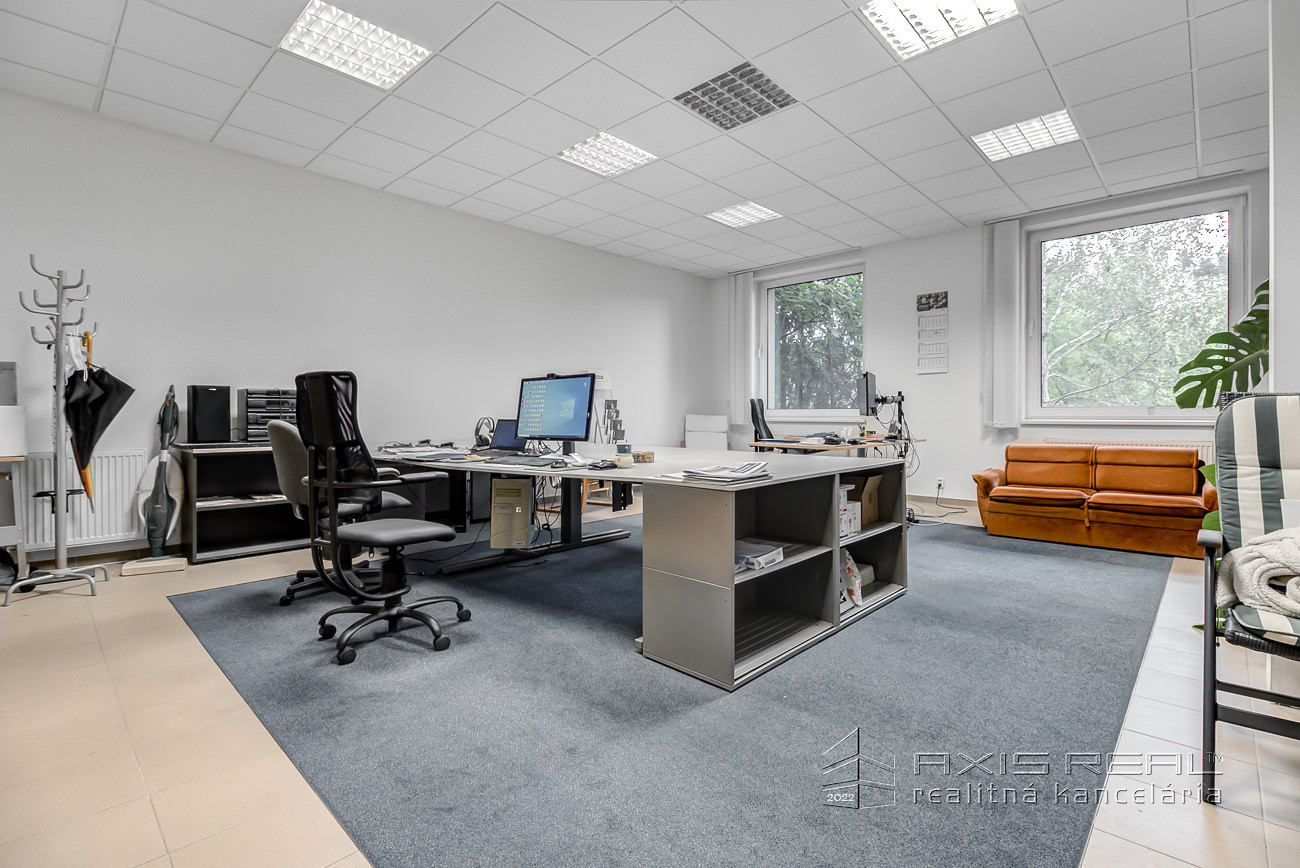 Zariadená kancelária, prenájom, ALARM, BA IV. Dúbravka, Žatevná ul.