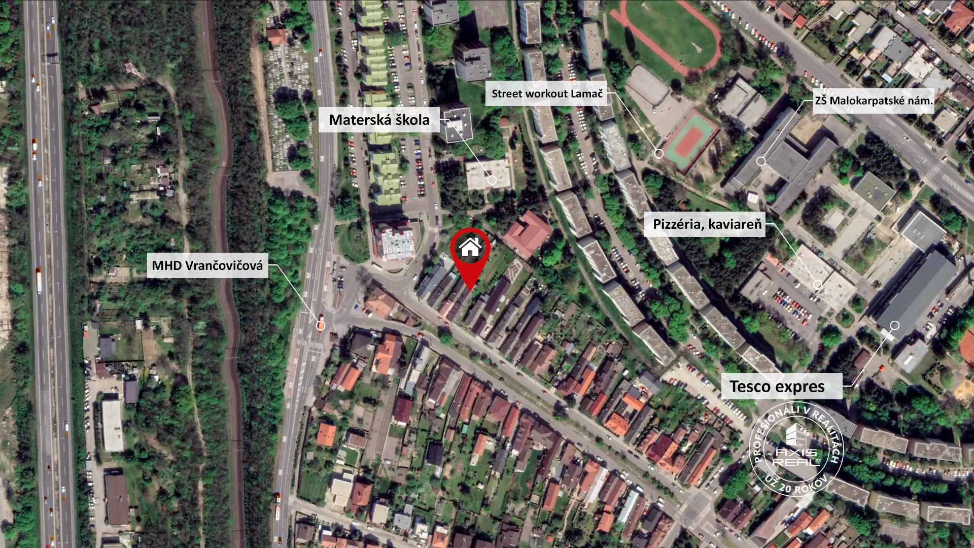 Investičná príležitosť: RD v spoločnom dvore + pozemky, Vrančovičova