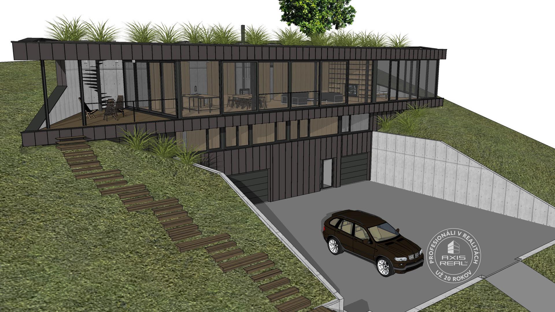  STAVEBNÝ pozemok 1060 m2 nad Dunajom so stav. povolením