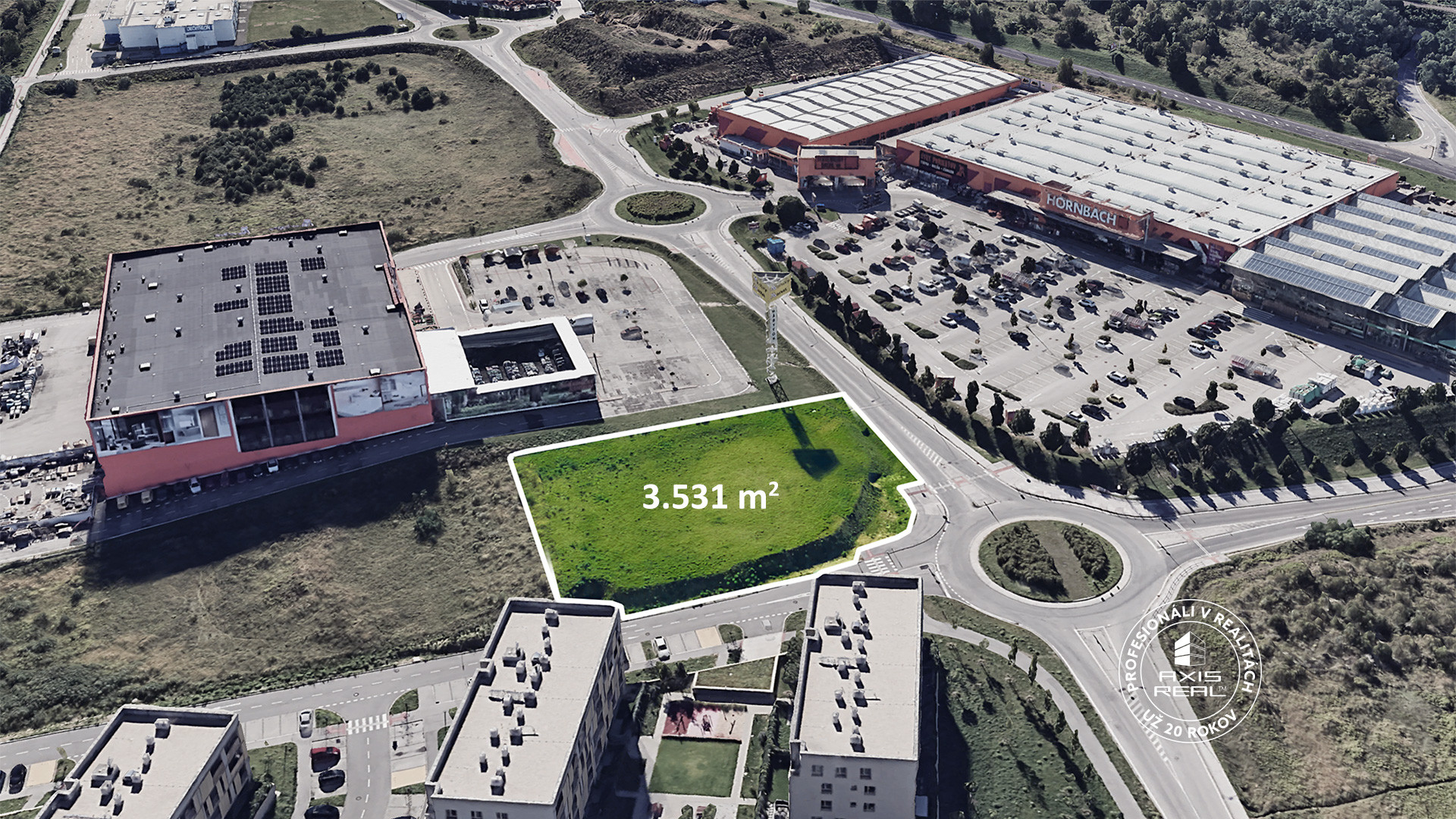  Stavebný pozemok 3.531 m2, BA IV DNV - BORY