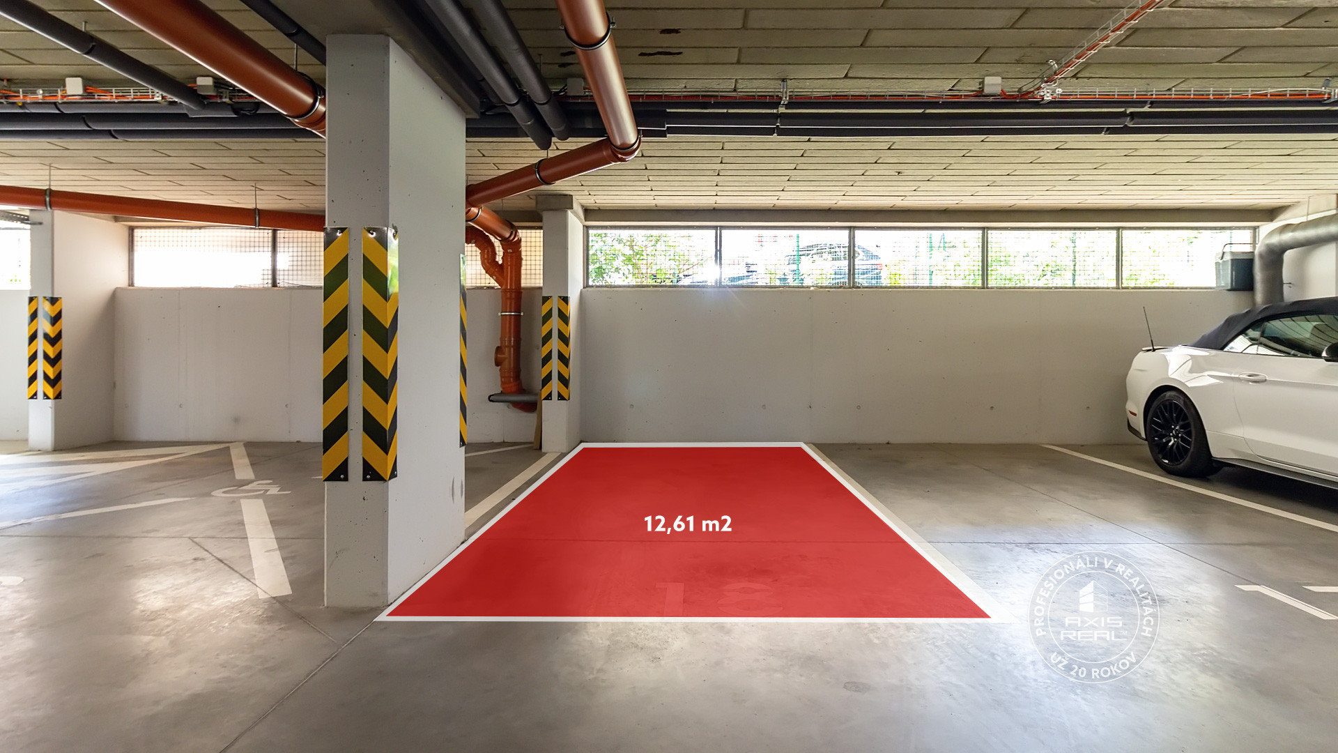  Parkovacie státie v uzavretom areáli, Ružinov, Mierová ul.