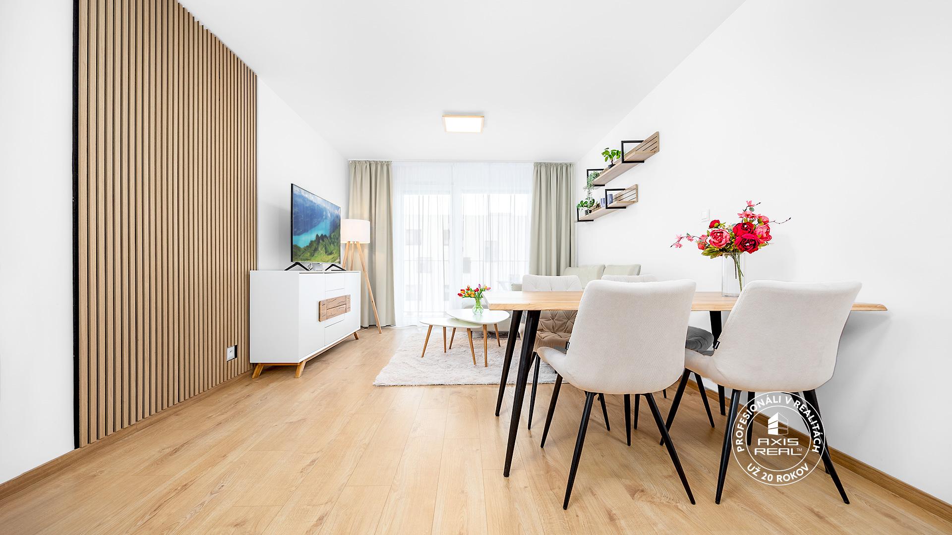  Úplne nový ELEGANTNÝ 2-izbový byt s LODŽIOU a PARKOVANÍM