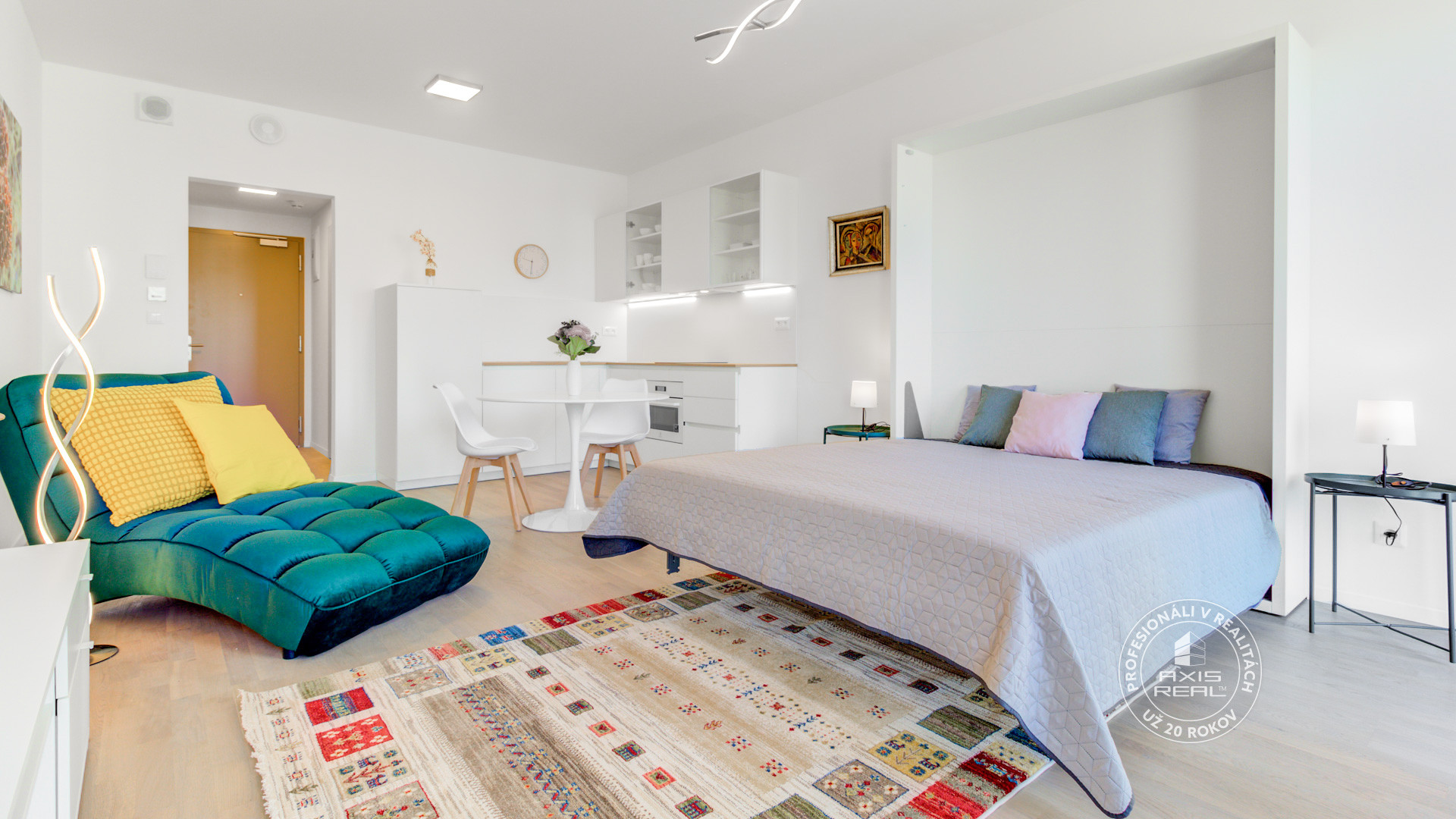  New 1-room apartment with a BALCONY and PARKING
