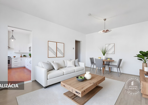  2-room apartment in ORIGINAL CONDITION, BA II, Estónska St