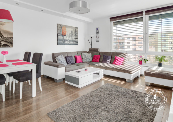 Rent Spacious 2 room  apt., balcony, parking, AIRCON, Lamač, Bakošova