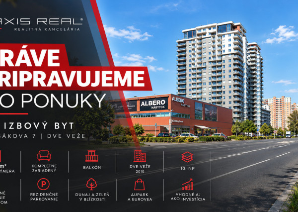 Sale One bedroom apartment, One bedroom apartment, Bosákova, Bratislav