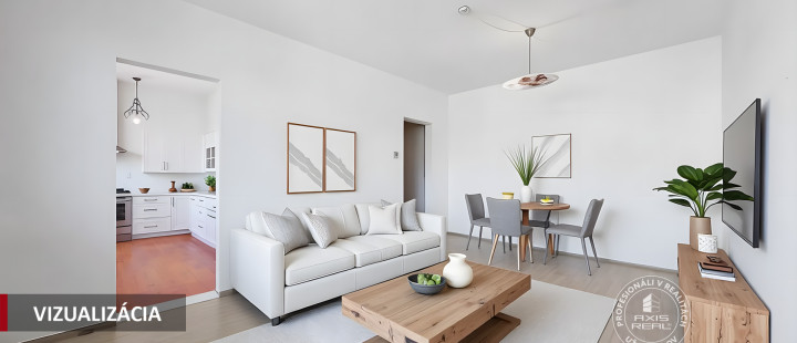  SVETLÝ 2-izbový byt v PÔVODNOM STAVE, BA II., Estónska ul.