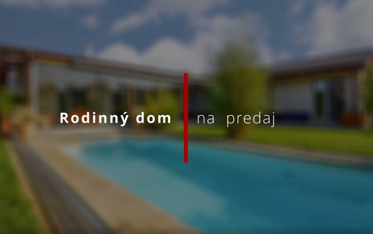 Nadštandardný rodinný dom, Slovenský Grob, Mojmírova ulica