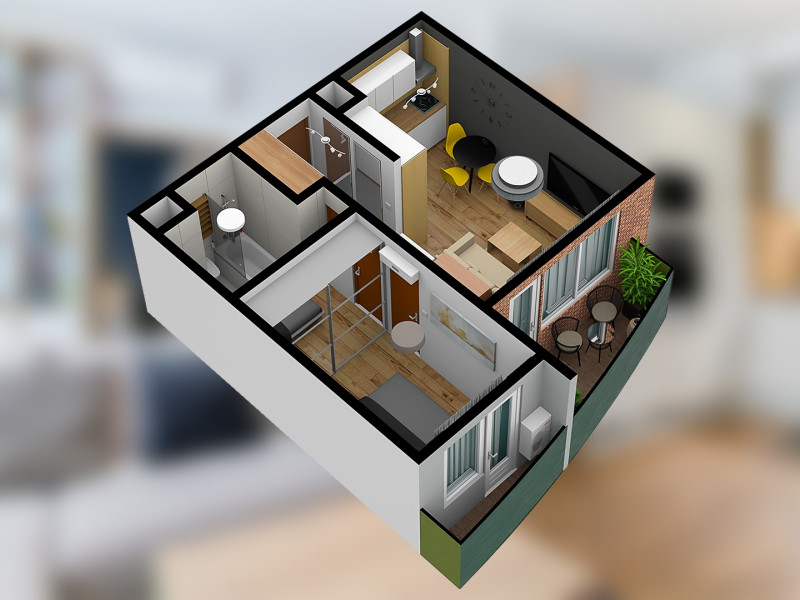 2-izbový byt s garážou, NOVOSTAVBA, BA V. Petržalka, Bosákova ulica