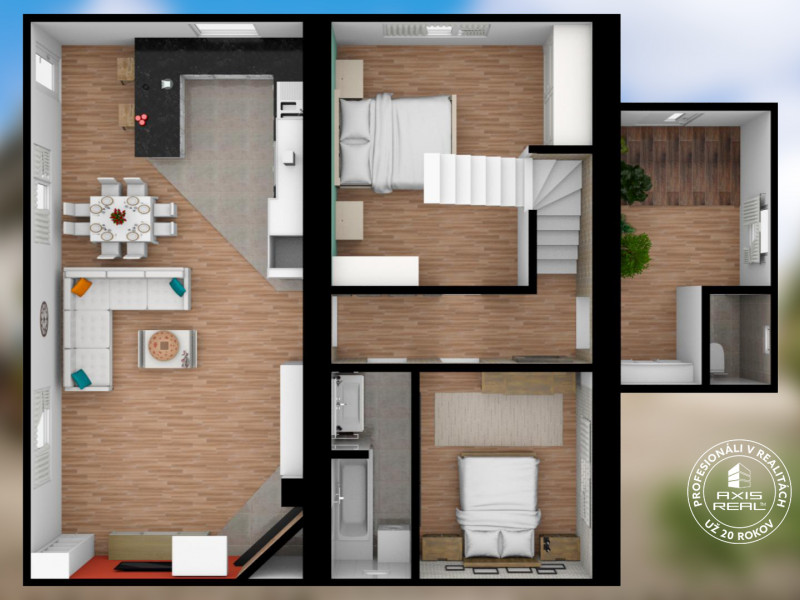  Rodinný dom, BA II. Podunajské Biskupice, ulica Pri trati