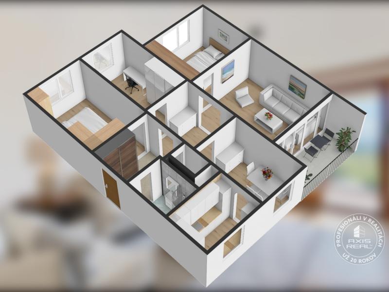 Sale Three bedroom apartment, Three bedroom apartment, Okružná, Stará 