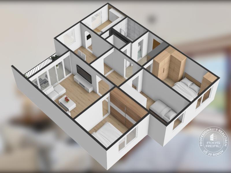 Sale Three bedroom apartment, Three bedroom apartment, Okružná, Stará 