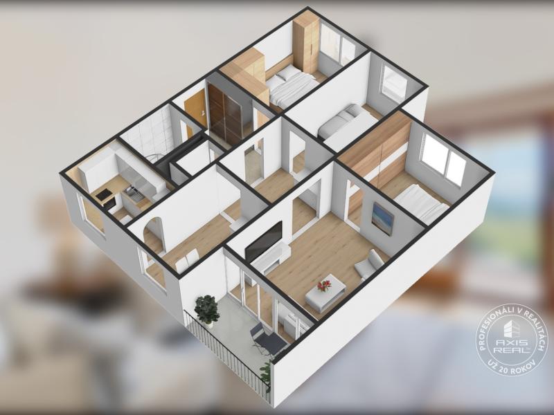 Sale Three bedroom apartment, Three bedroom apartment, Okružná, Stará 