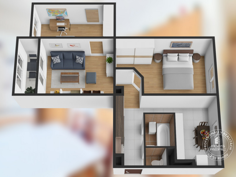 3-izbový byt, Stará Ľubovňa, Okružná ulica