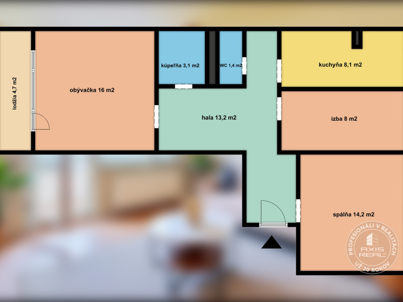  3-izbový byt, PÔVODNÝ STAV, BA V. Petržalka, Romanova