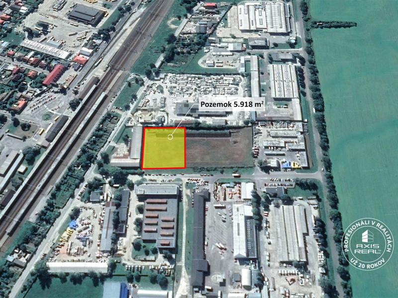  Komerčný stavebný pozemok (5.918 m2), Piešťany