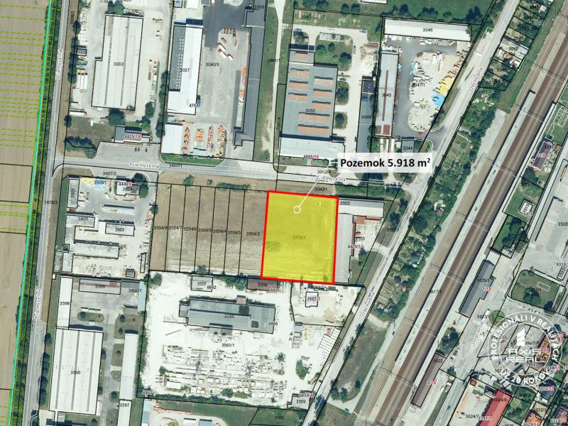  Komerčný stavebný pozemok (5.918 m2), Piešťany