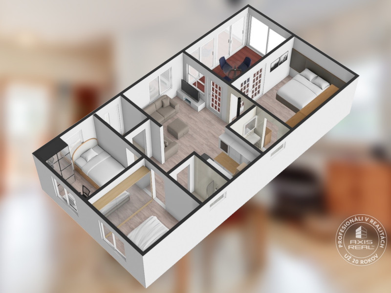  4-izbový DREVODOM, pozemok 1640 m2, Senec, Hrubý Šúr