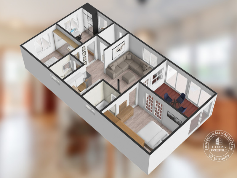  4-izbový DREVODOM, pozemok 1640 m2, Senec, Hrubý Šúr