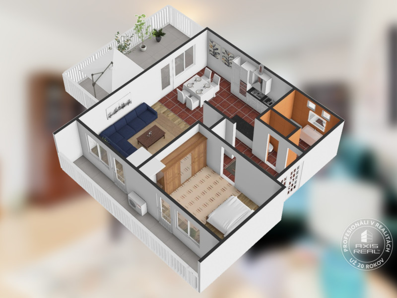 Rent One bedroom apartment, One bedroom apartment, Handlovská, Bratisl