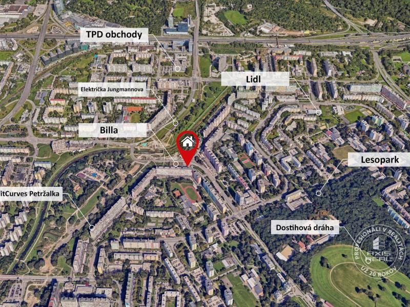 Dvojgarsónka, 2x LODŽIA, BA V. Petržalka, Nám. hraničiarov