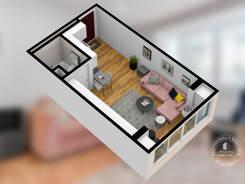  Pekná štýlová garsónka, PIVNICA, BA I SM, Slávičie údolie