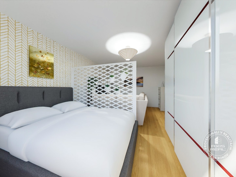  Rezervované: 1-izbový byt Rača, Závadská