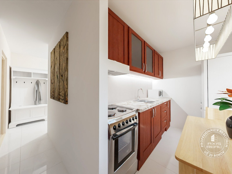  Rezervované: 1-izbový byt Rača, Závadská