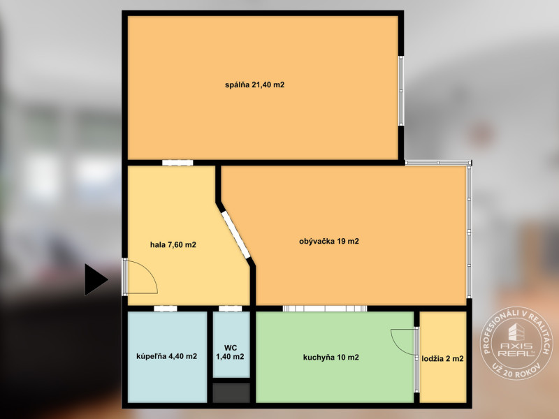 Sale One bedroom apartment, One bedroom apartment, Svätého Vincenta, B