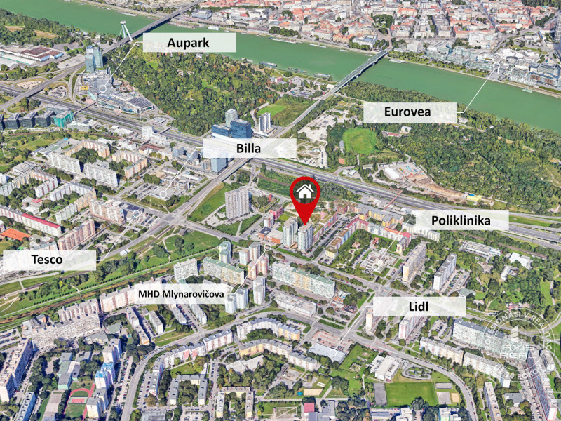  TOP lokalita na začiatku Petržalky, DVE VEŽE, Bosákova ul.