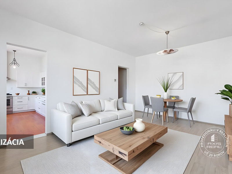  SVETLÝ 2-izbový byt v PÔVODNOM STAVE, BA II., Estónska ul.