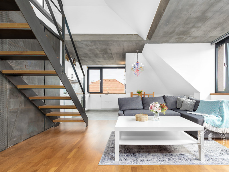  ŠTÝLOVÝ 3-izbový MEZONET s  DVOMI TERASAMI pri NC Nivy