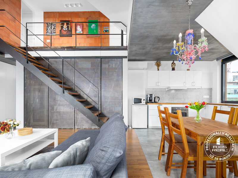  ŠTÝLOVÝ 3-izbový MEZONET s  DVOMI TERASAMI pri NC Nivy