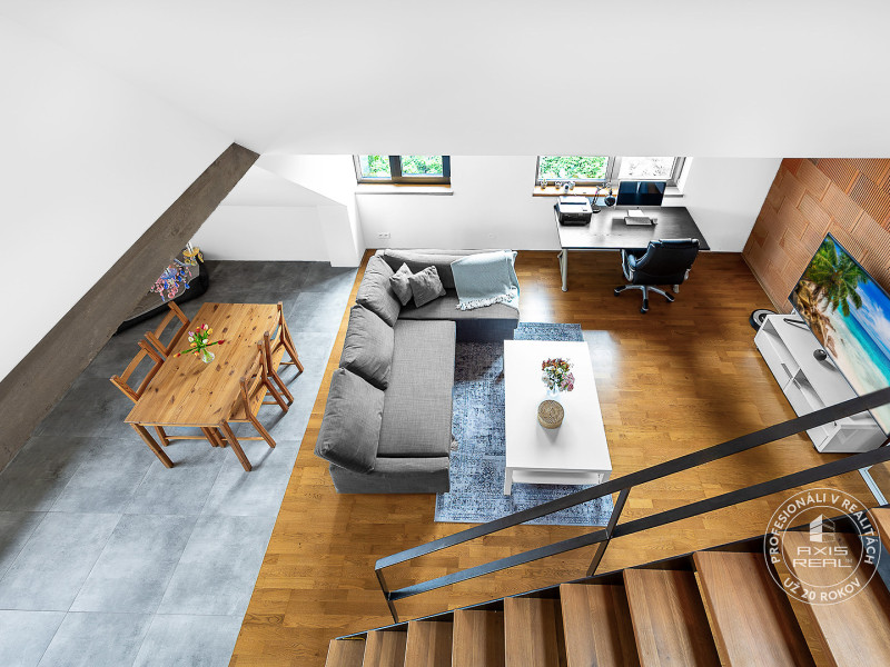  ŠTÝLOVÝ 3-izbový MEZONET s  DVOMI TERASAMI pri NC Nivy