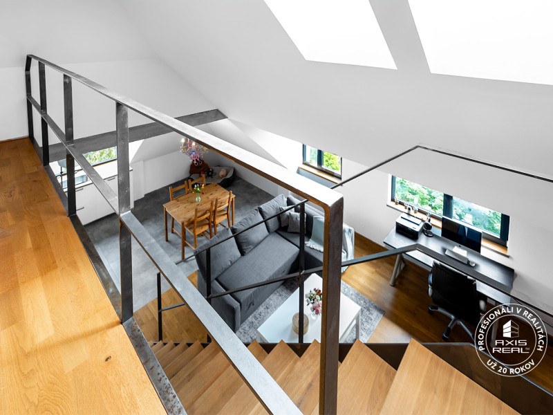  ŠTÝLOVÝ 3-izbový MEZONET s  DVOMI TERASAMI pri NC Nivy