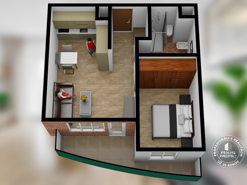  2-izb. byt, NOVOSTAVBA "ALBERO", BA V. Petržalka, Bosákova