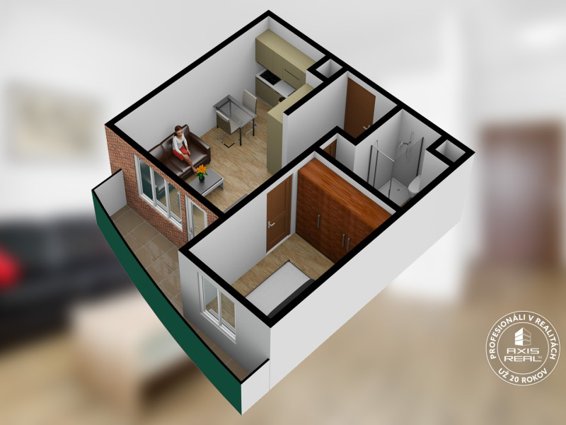  2-izb. byt, NOVOSTAVBA "ALBERO", BA V. Petržalka, Bosákova