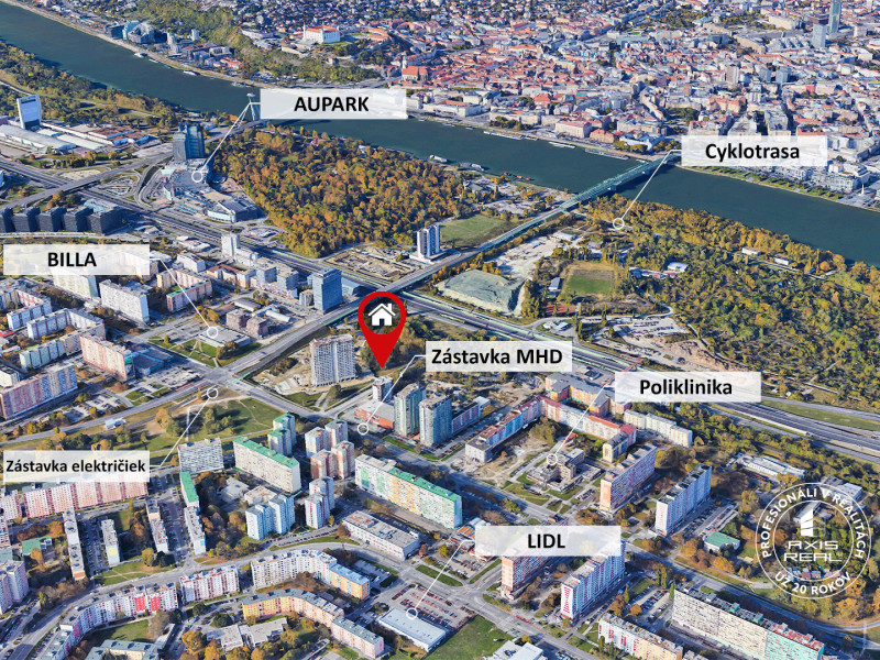  2-izb. byt, NOVOSTAVBA "ALBERO", BA V. Petržalka, Bosákova