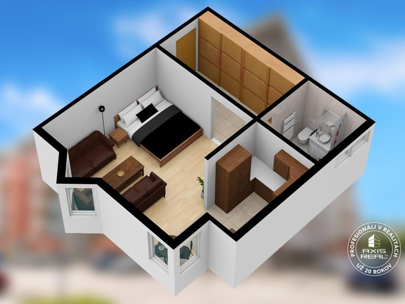  1-izbový byt, NOVOSTAVBA, BA II. Ružinov, Na križovatkách