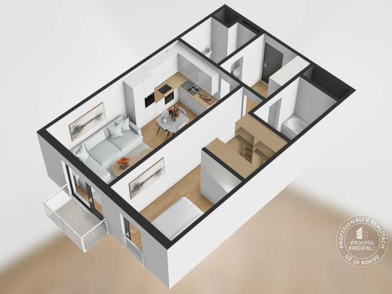 Sale One bedroom apartment, One bedroom apartment, Bottova, Bratislava