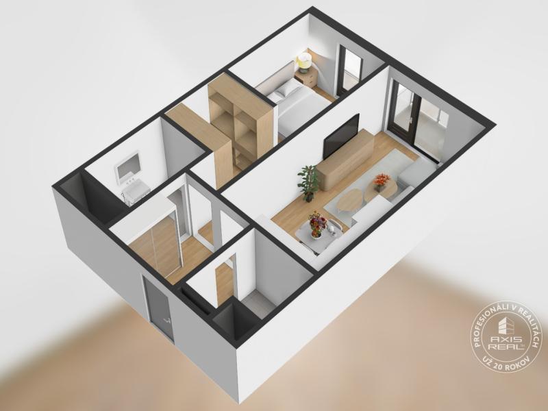 Sale One bedroom apartment, One bedroom apartment, Bottova, Bratislava