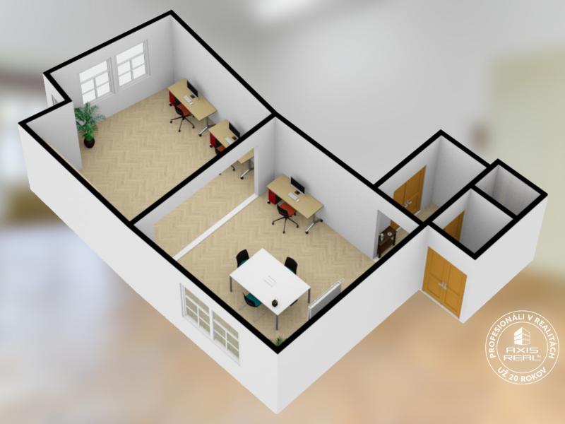  Nebytový priestor - kancelária, BA I. Staré Mesto F. Kráľa