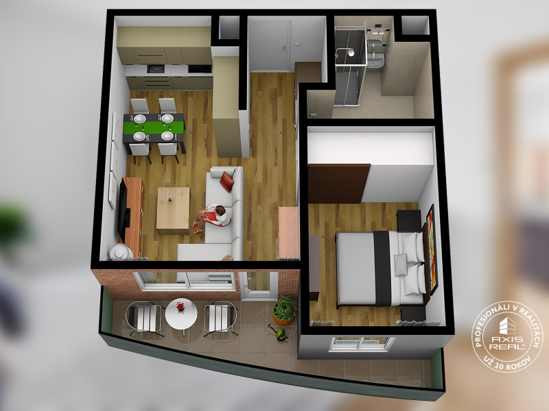  2-izbový byt, NOVOSTAVBA, BA V. Petržalka, Bosákova