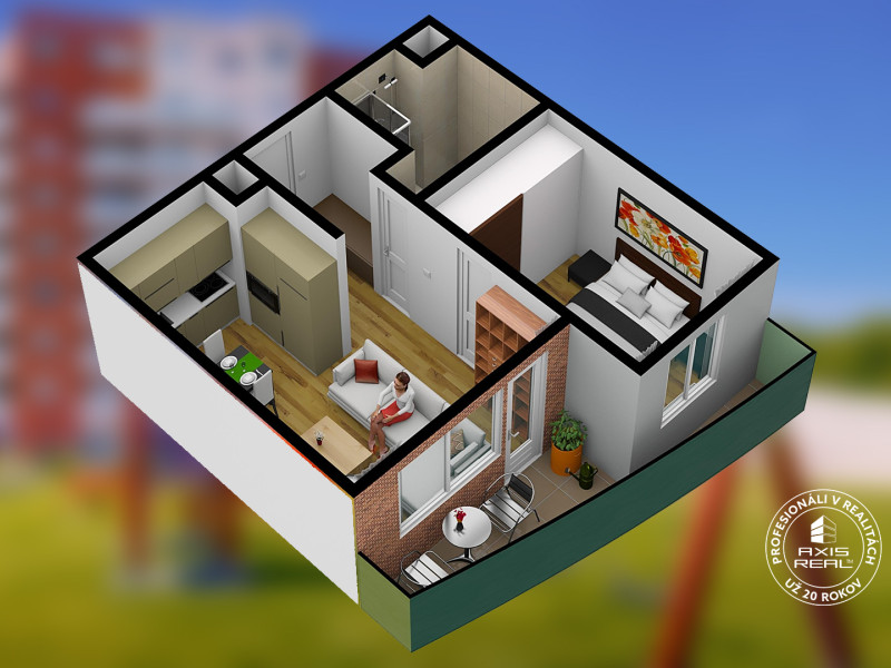  2-izbový byt, NOVOSTAVBA, BA V. Petržalka, Bosákova