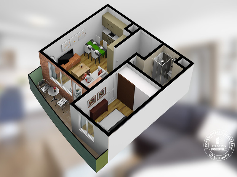  2-izbový byt, NOVOSTAVBA, BA V. Petržalka, Bosákova