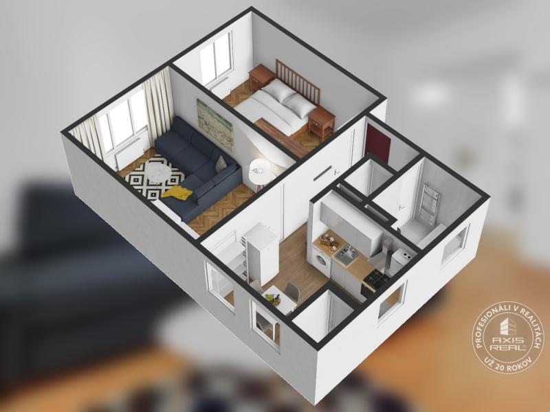   Pekný 2-izb. byt, TEHLA, Stupava, Zdravotnícka ul.