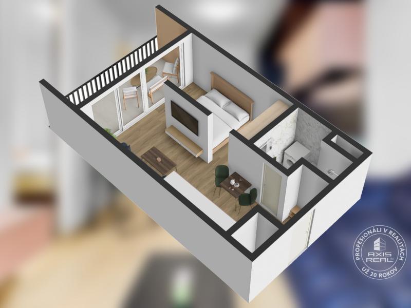  Luxusný 1,5-izb. byt, LODŽIA, BA Staré Mesto, VYDRICA